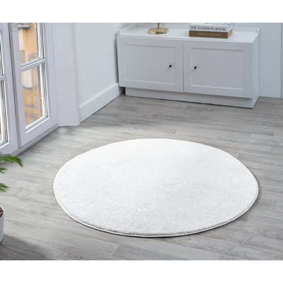 Taeler Washable Modern Living Room Rug Polyester Plain Indoor Area Rug with Low Pile - Anti-Slip Felt Backing SuperSoft Carpet Bedroom-Hallway, Silver