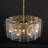 Friedhardt 12-Light Modern Dimmable Drum Chandelier With Textured Glass-1662144696