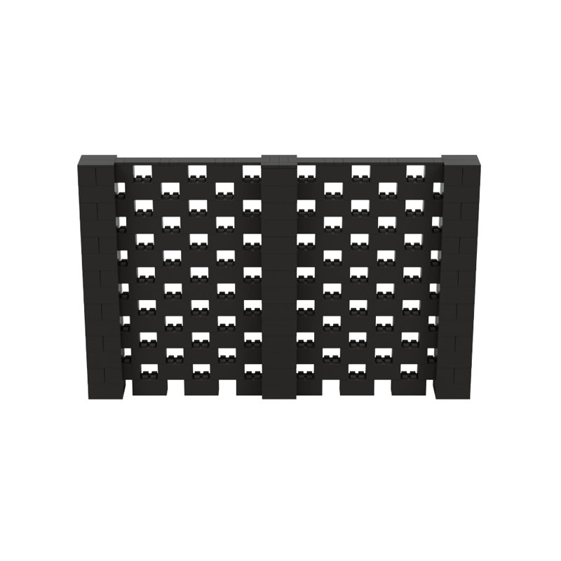 Ensemble mural Everblock, Noir, H 84 po x l 132 po x P 12 po