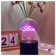 Portab LED text lamp cordless table lamp battery powered color text lamp 
