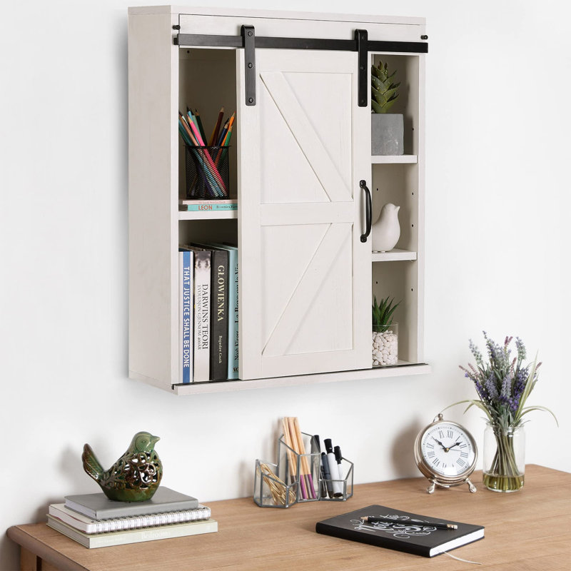 Armoire de salle de bain murale Breene, Blanc