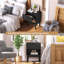40cm W Solid Wood Bedside Table-1229938162