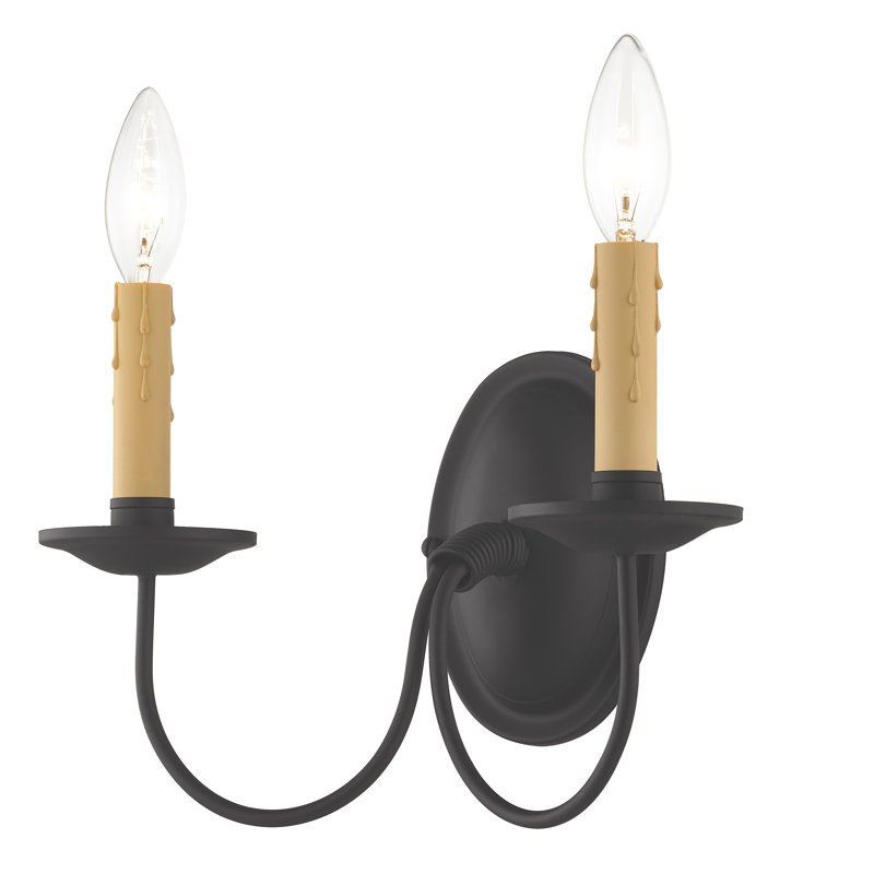 Analycia Steel Candle Wall Light
