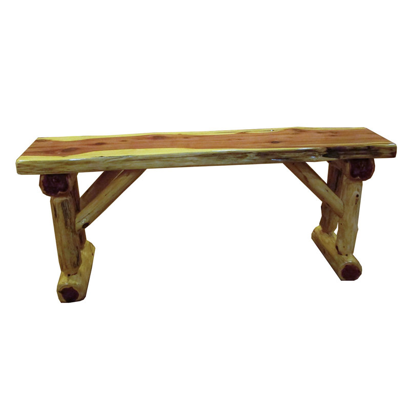 Gorham Solid Wood Bench, 18" H x 48" W x 11" D