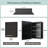 Cyrille Recessed & Surface Framed Medicine Cabinet with Mirror and Shelves-860957889-860957899