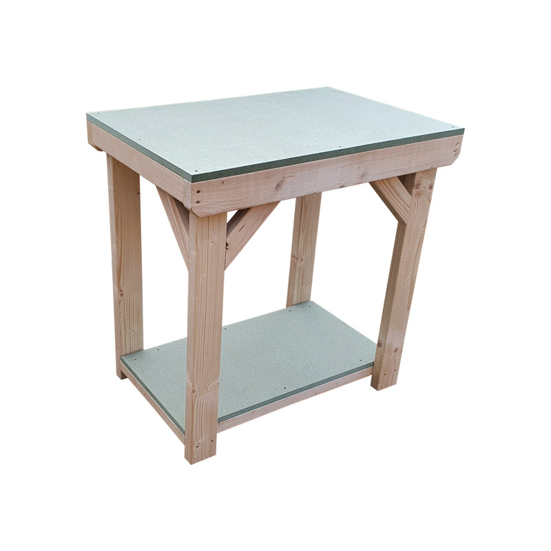 Parkville 60cm Solid + Manufactured Wood Craft Table, 90cm H x 120cm W x 60cm D