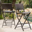Chaise d'extérieur pliable de style patio 2 pièces - pièces, fabrication