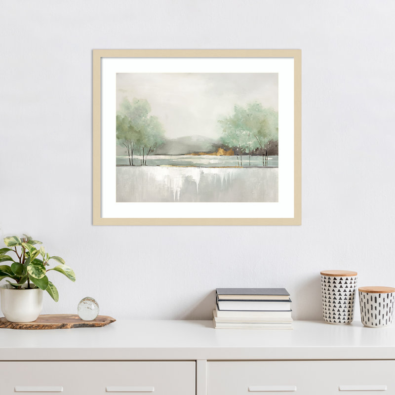 «Natures Brushwork» par Irena Orlov, impression sur bois encadrée, H 21 po x l 25 po