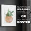 Boho Succulent - Impression sur toile seulement - NON CADRE-117868434