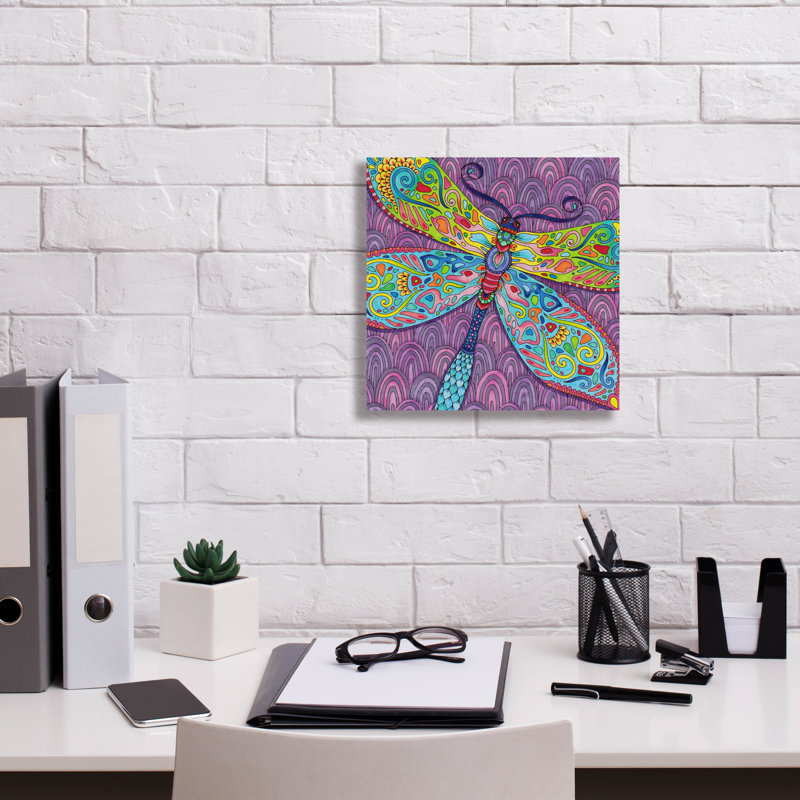 «Winged Things 3» par Hello Angel, H 12 po x l 12 po x P 0,75 po