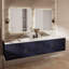 Ensemble de meuble-lavabo double mural 84 "avec miroir Geneva-844522187-929402760