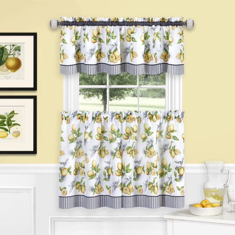 Wadebridge Floral Tailored Kitchen Curtain, 36" H x 58" W 