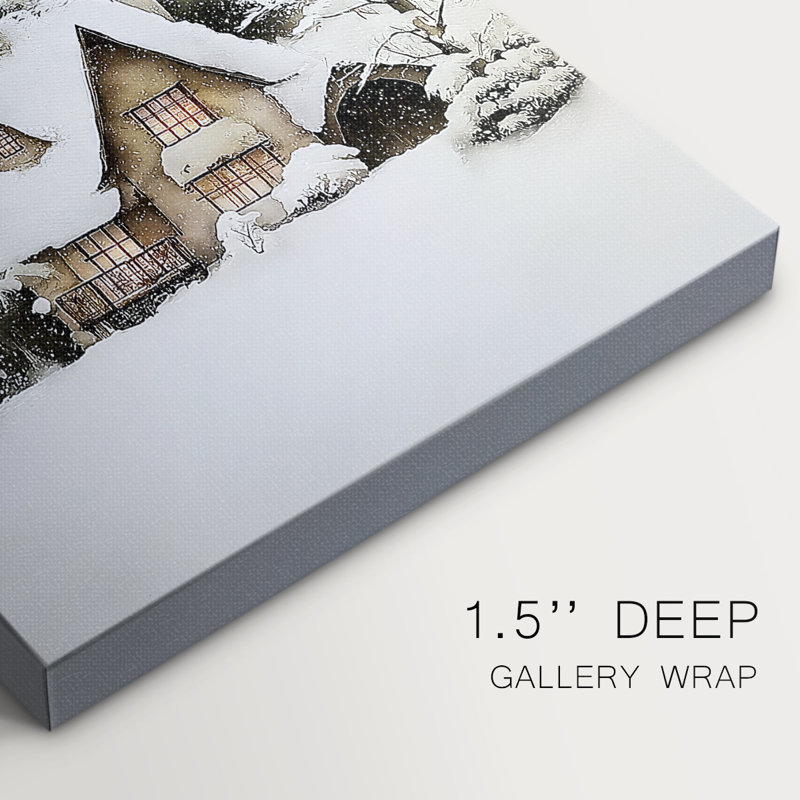 Silver Night Serenade-Premium Gallery Wrapped Canvas, 18" H x 12" W