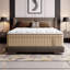 Matelas hybride ferme très grand LUMERIS 14 po avec mousse viscoélastique gélifiée et support à 7 zones, lit dans une boîte-713296469-717921291