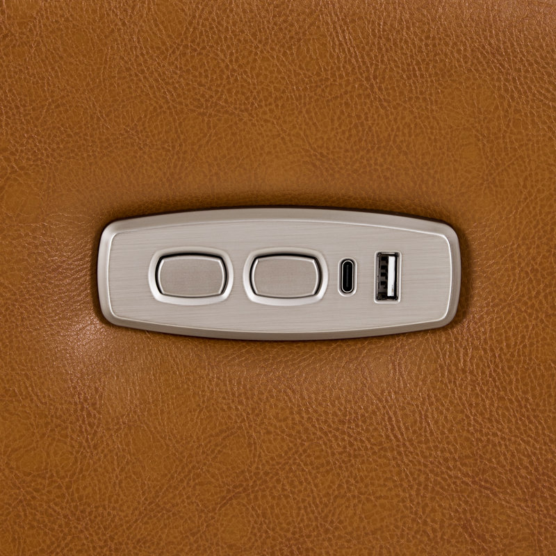 Fauteuil inclinable électrique avec bouton-poussoir Zero Wall-Hugger, Brun