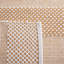 Tapis rayé kilim802 ivoire / doré-1556445112