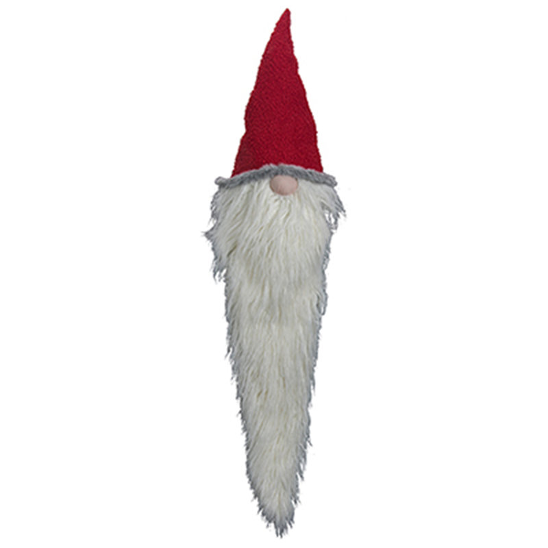 Tête de GNOME avec longue barbe, H 51,2 po x l 11 po x P 7,9 po