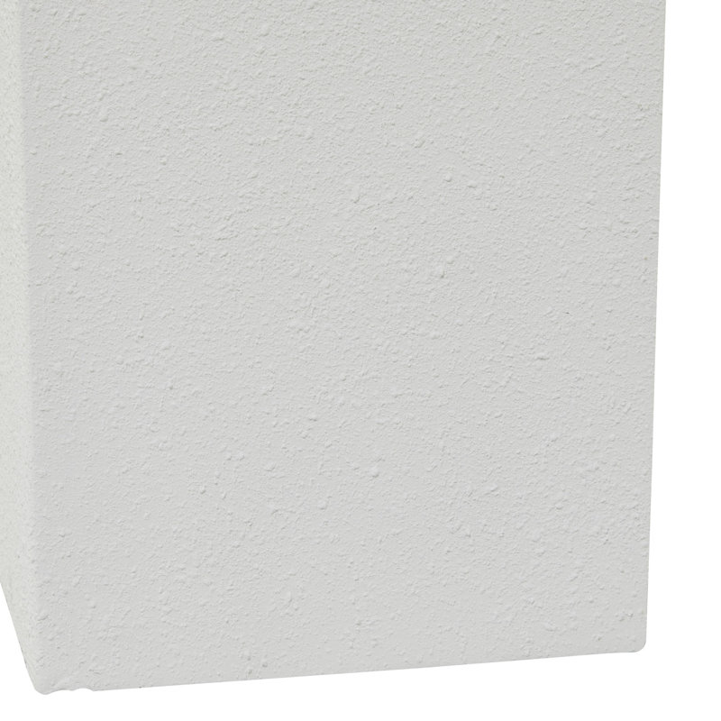 Tabouret contemporain en oxyde de magnésium, Blanc