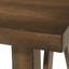 Table de salle à manger en bois massif avec style, brun antique, l 70,01 po x P 34,74 po, H 28,99 po, assemblage requis brun - style + pour manger,
