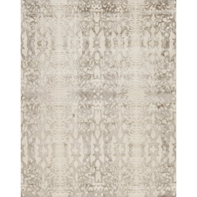 Modern Tibet Hand Knotted Abstract Area Rug