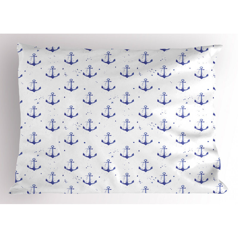 Narwhal Polyester Sham, Twin