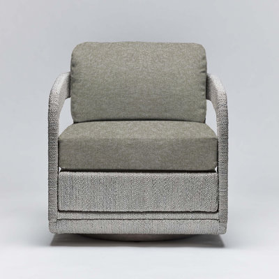 Fauteuil pivotant en cuir 27,5 po Harbour
