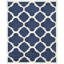 Tapis bleu marine / beige Ammundsen-2089317481