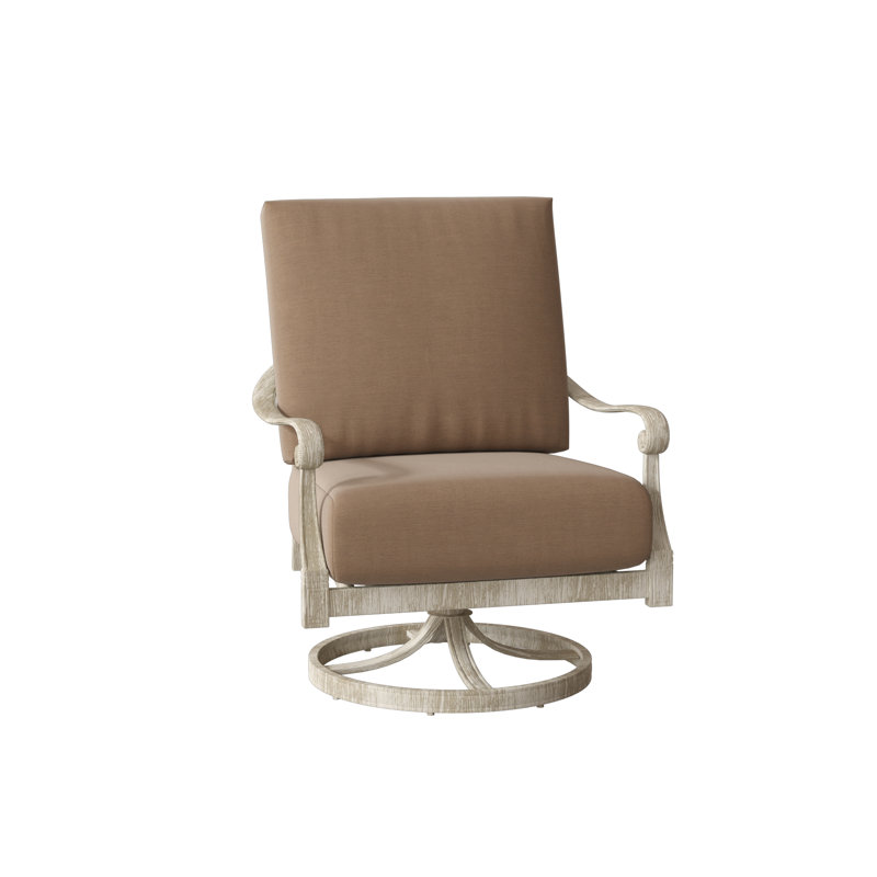 Chaise à bascule Wiltshire, Toile spa Sunbrella®, Blanc patiné
