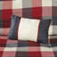 Édredon 7 pièces Red King - Chevron avec motif écossais Buffalo-131257015