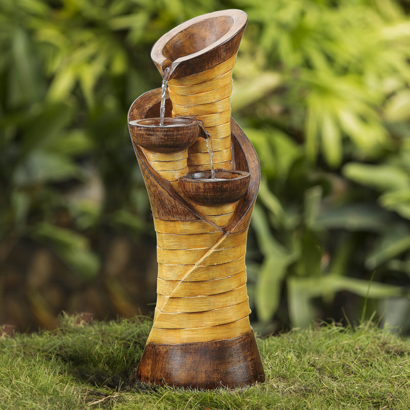Lozoya Hand Crafted Weather Resistant Cascade Fountain