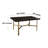Aarsh Oak Metal Base Dining Table