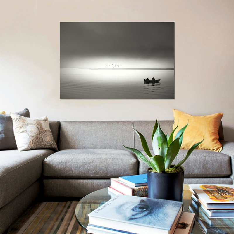 " Going Fishing " by Don Schwartz, 12" H x 18" W x 1.5" D, Wrapped Canvas