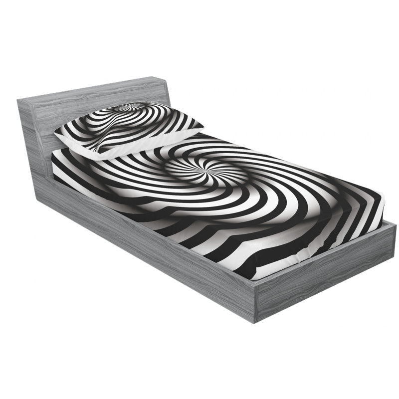 Microfiber Sheet Set, Twin Sheet Set with Fitted Sheet