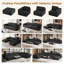 Modular Corduroy 404cm 4-seater Sofa With 1 Ottoman, No Assembly Required, With High Rebound Sponge-1054521142