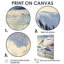 Art mural sur toile Avantika Soaring Solitude Pelican By The Sea I - Heron-1786030703-1786030697-1786030702