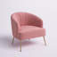 Fauteuil en velours large 31,5 po Liparit-536553813