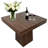 Space-Saving Square Dining Table for 4 – Modern Farmhouse Style with Wooden Pedestal Base – 31.5" Compact Table Ideal for Dining Room, Living Room, Apartment-578295509