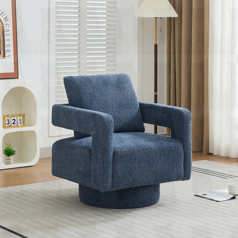 Fauteuil d'appoint pivotant l 29,13 po