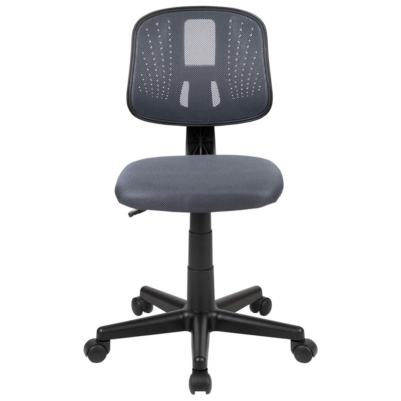 Chaise de bureau Meridian, Gris, Non