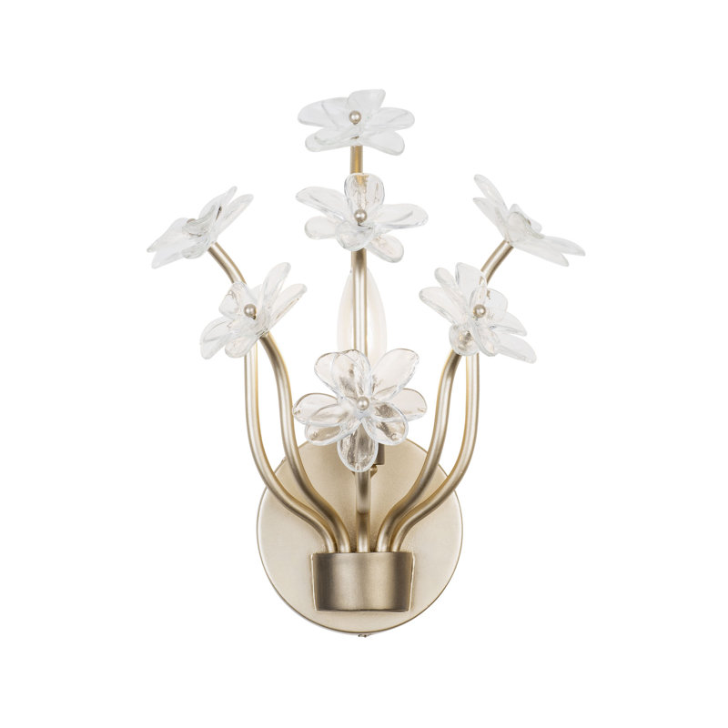 Wildflower 1-Light Wall Sconce, Gold Dust/Artifact