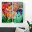 « Painted Petals LXI » par Tristan Scott - Ensemble de deux reproductions d'art graphique sur toile-23991000-103282082-107083922
