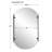 Braian Oval Wall Mirror-854706010