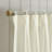 Dines Semi Sheer Linen Curtains with Back Tabs and Bows, 2 Panels