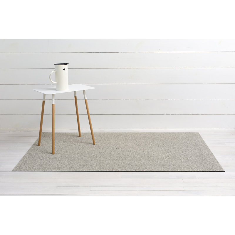 Chilewich Easy Care Heathered Shag Doormat, Gray, 0.27" H x 24" W x 36" D