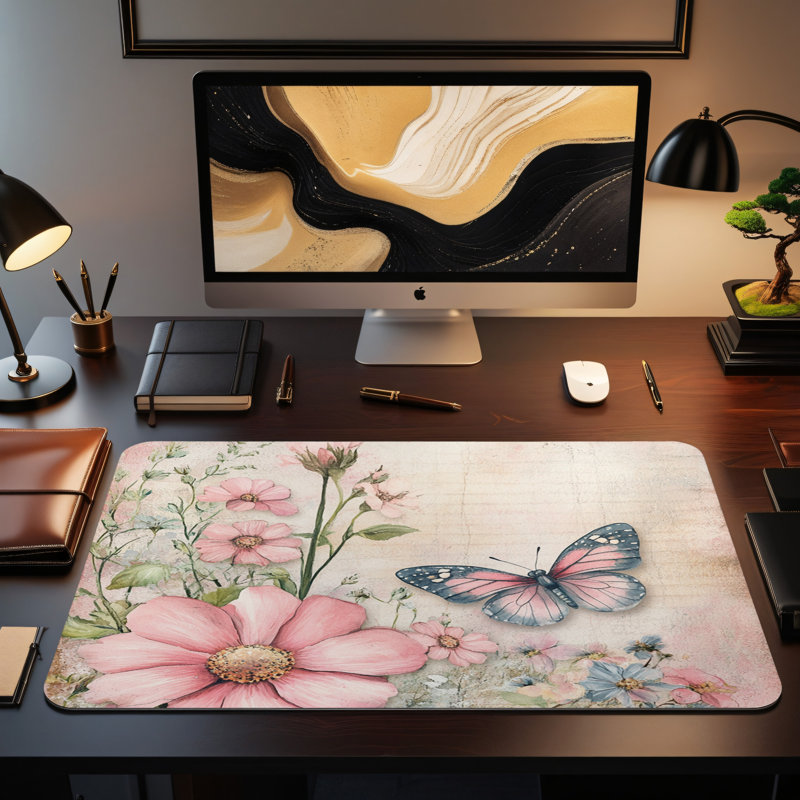 Polyester Desk Pad, 31.5x15.5