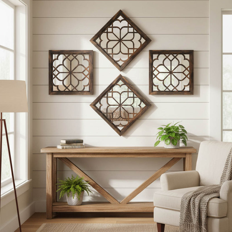 Square Mirror, Brown