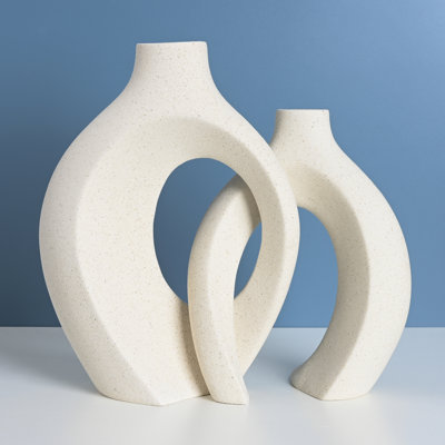 Vase de table en céramique 2 pièces Christiam