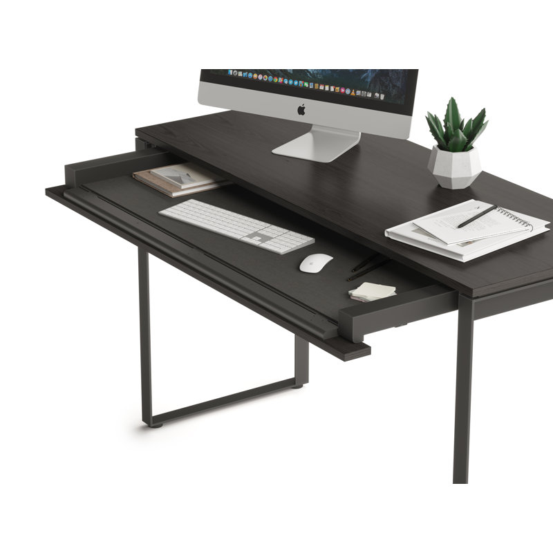 Linea™ Writing Desk, Charcoal Stained Ash