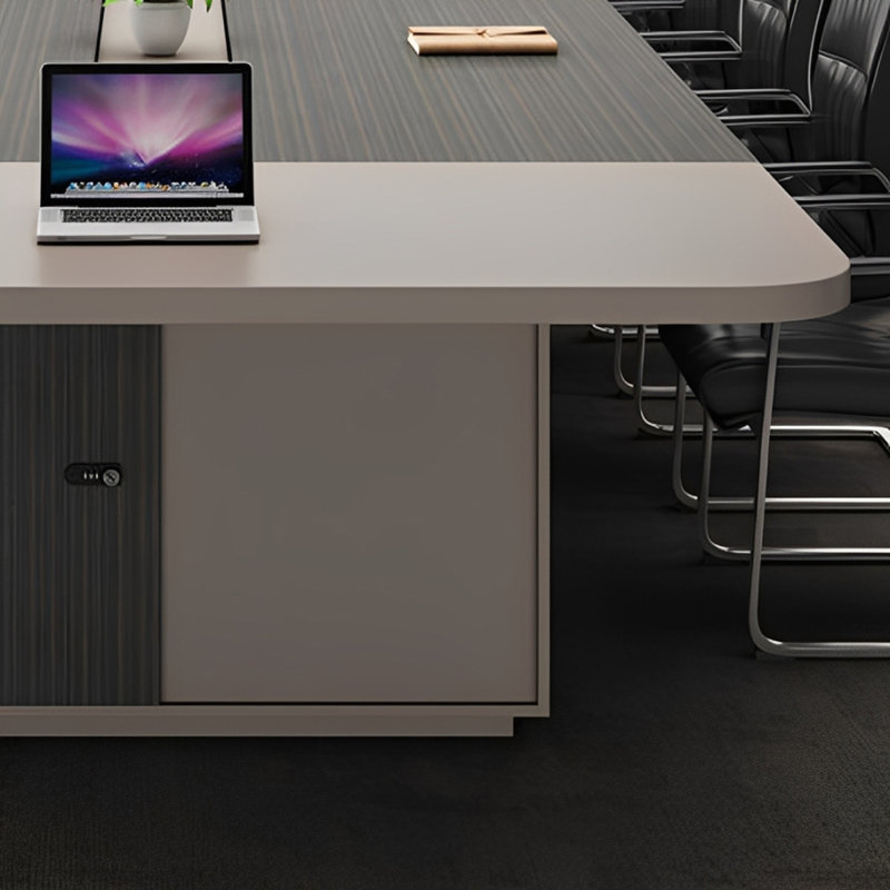 Table de conférence simple et moderne, H 29,52 po x L 157,48 po x l 59 po