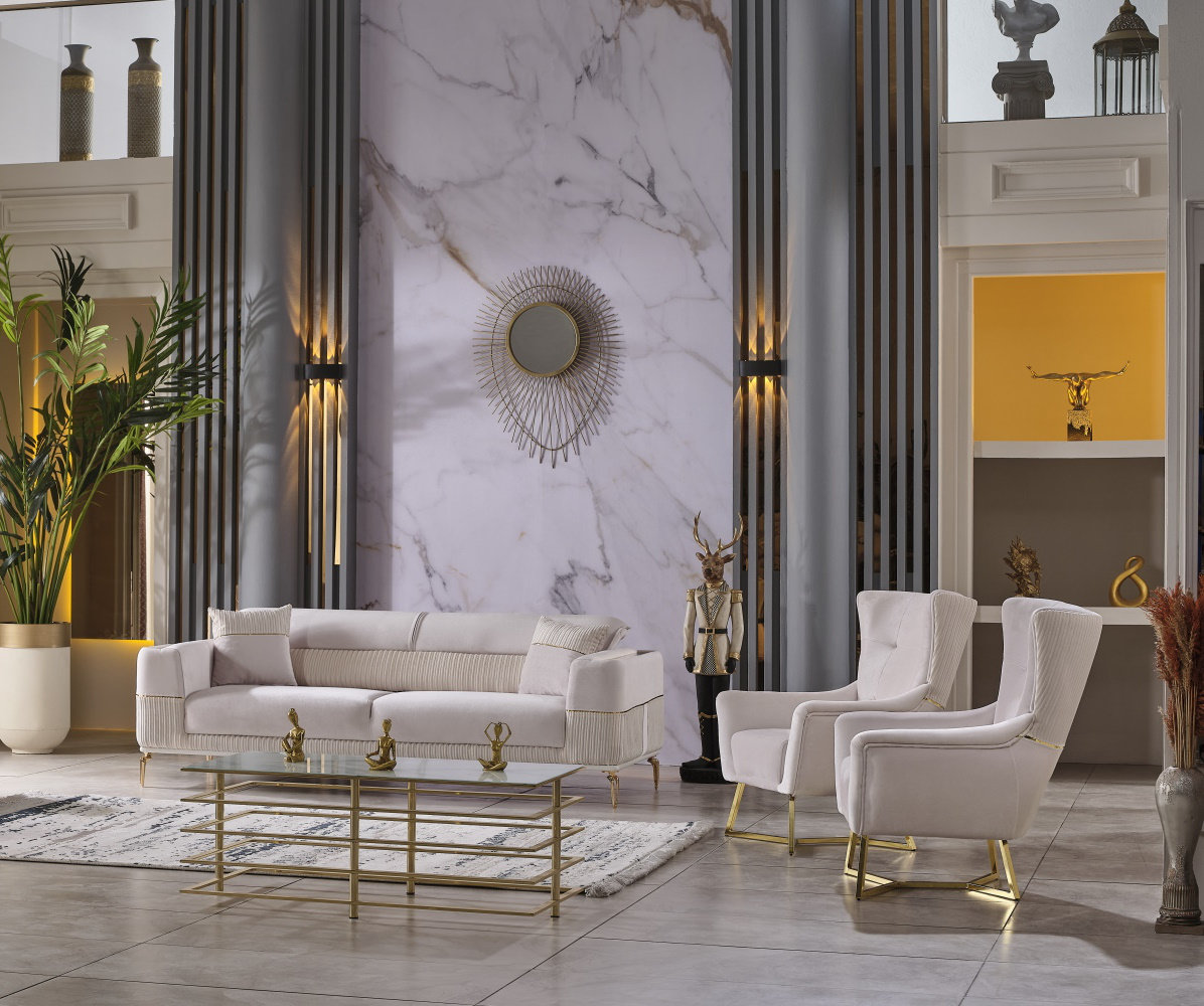 Everly Quinn Clythe 3 - Piece Living Room Set | Wayfair
